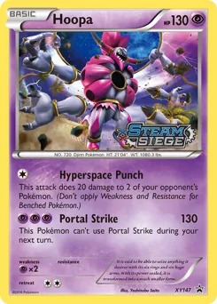 XY Black Star Promos Hoopa Pokémon card
